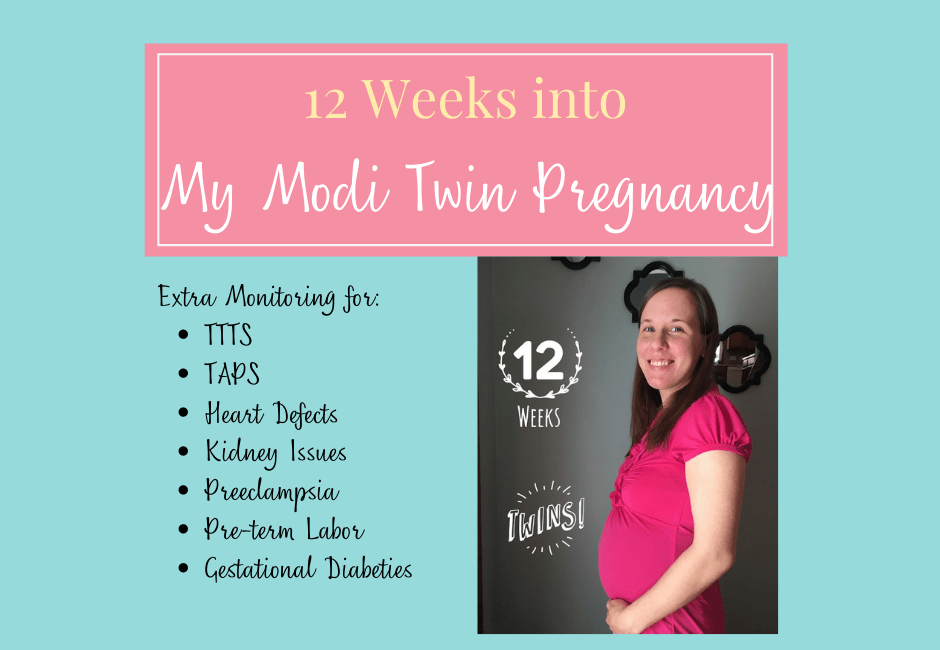 me 12 weeks pregnant with modi twins