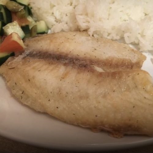 gluten free fried fish fillet