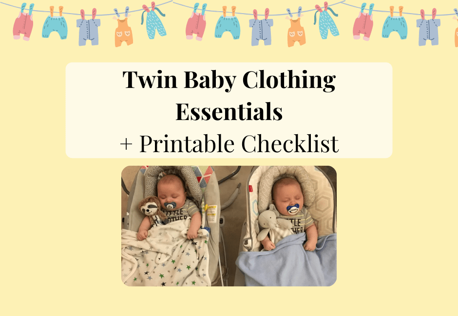 twin baby clothing essentials