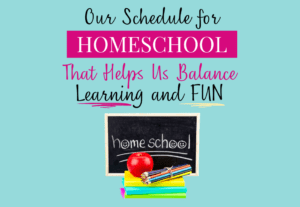 homeschool schedule