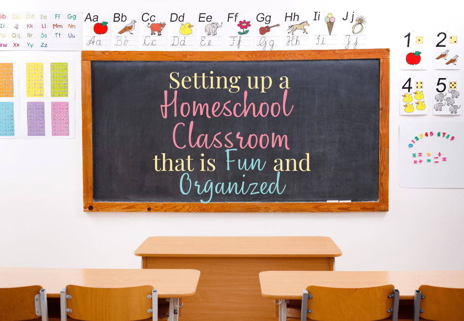 setting up a homeschool classroom