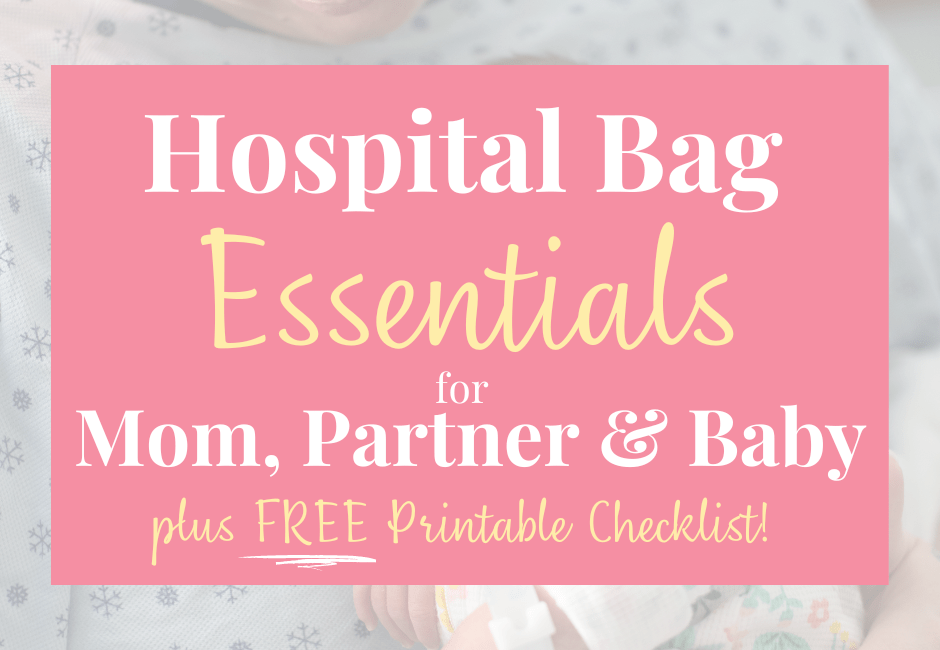 Hospital Bag Essentials Checklist