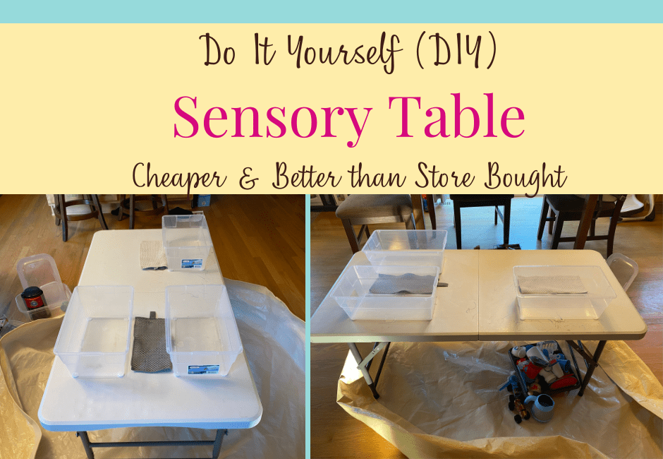 sensory table diy