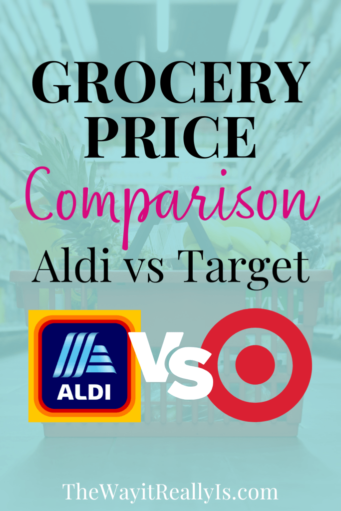 grocery price comparison Aldi vs Target