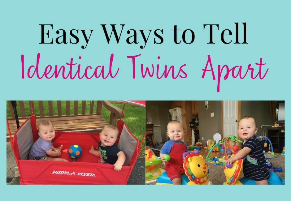 easy ways to tell identical twins apart