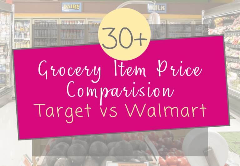 An Interesting Walmart vs Aldi a Grocery Price Comparison on over 30
