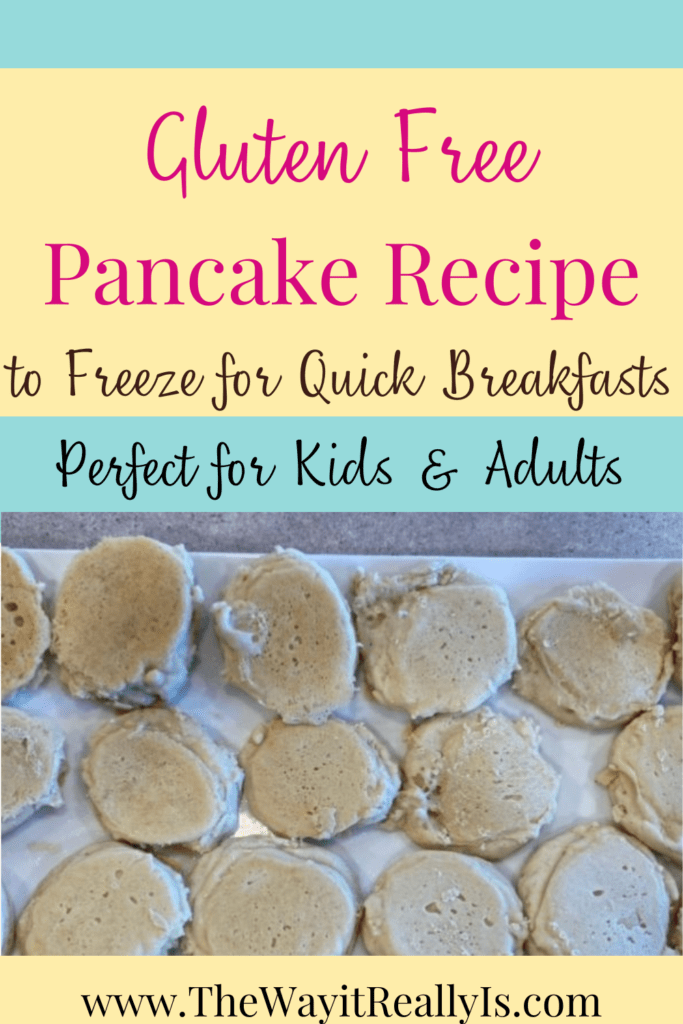 Gluten Free Pancake Recipe you can freeze for easy and quick breakfasts!