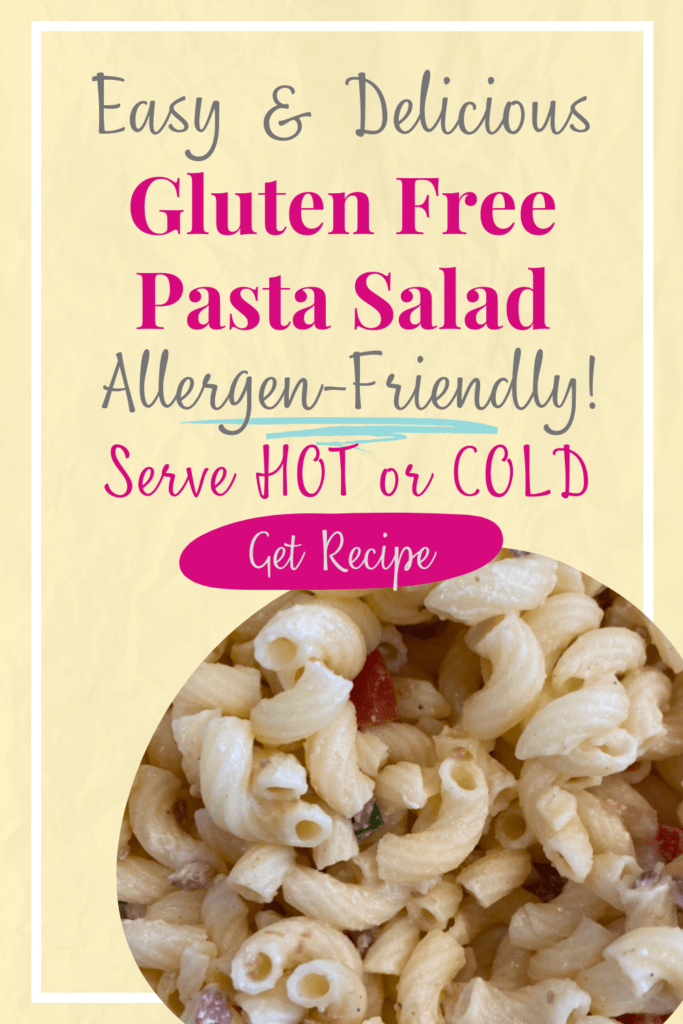 Gluten Free Pasta Salad Recipe that is delicious and easy!