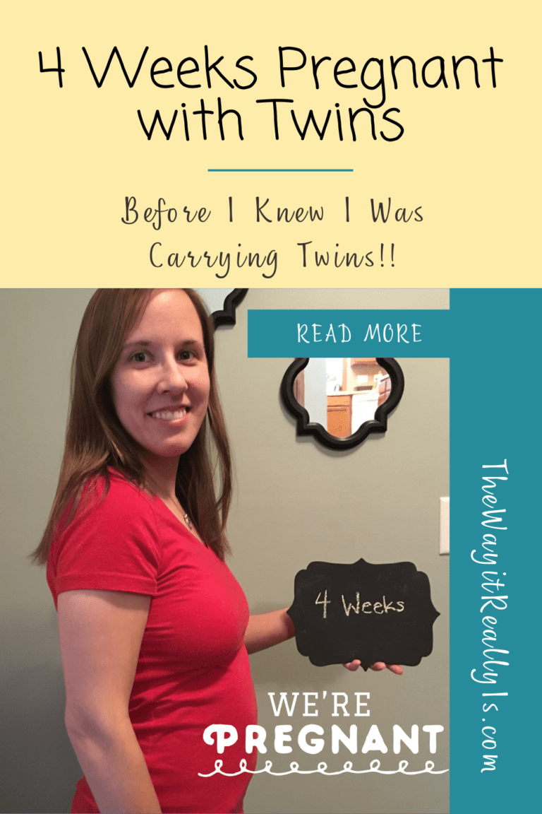 4 Weeks Pregnant with Twins Before I Knew I Was Carrying Twins The