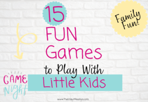 Family Game Night with Little Kids