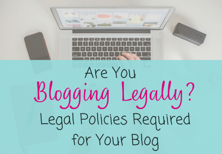 Blogging Legally: Legal Policies Required for Your Blog - The Way It ...