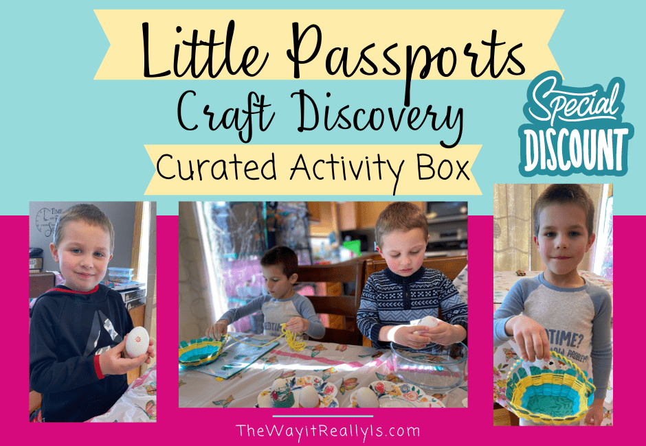 Little Passports Craft Discovery Curated Activity Box for kids with a special discount!
