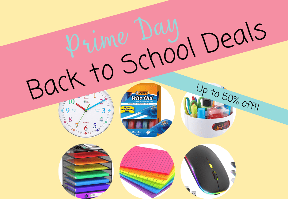 Great Prime Day Back to School Supplies Deals
