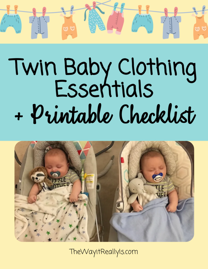 Top 10 Twin Baby Clothing Essentials and Checklist - The Way It