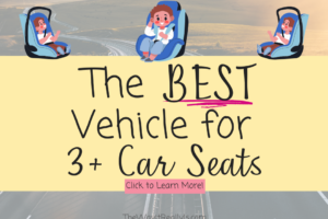 The Best Vehicle for 3 Car Seats or More!