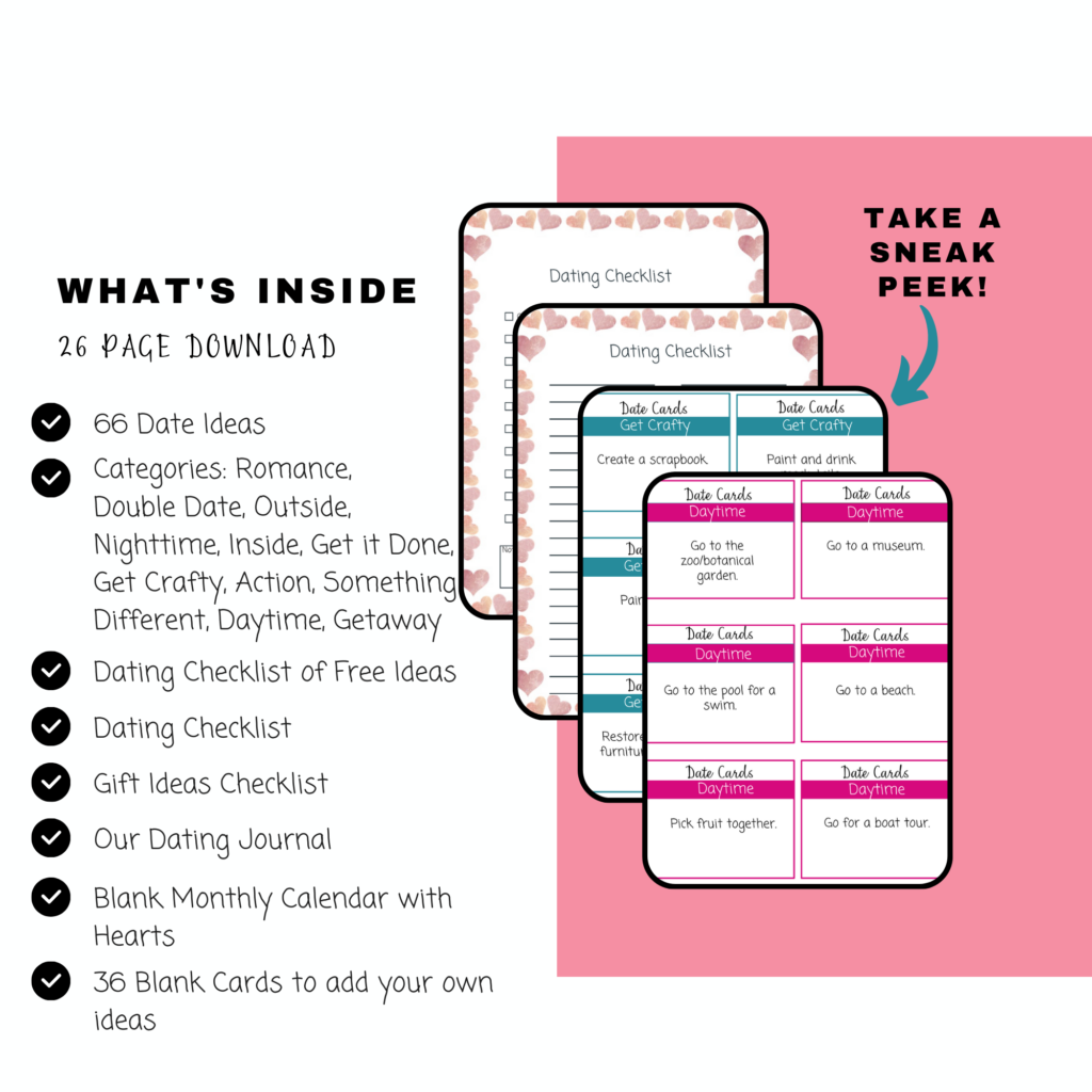 What's inside the Date Night ideas