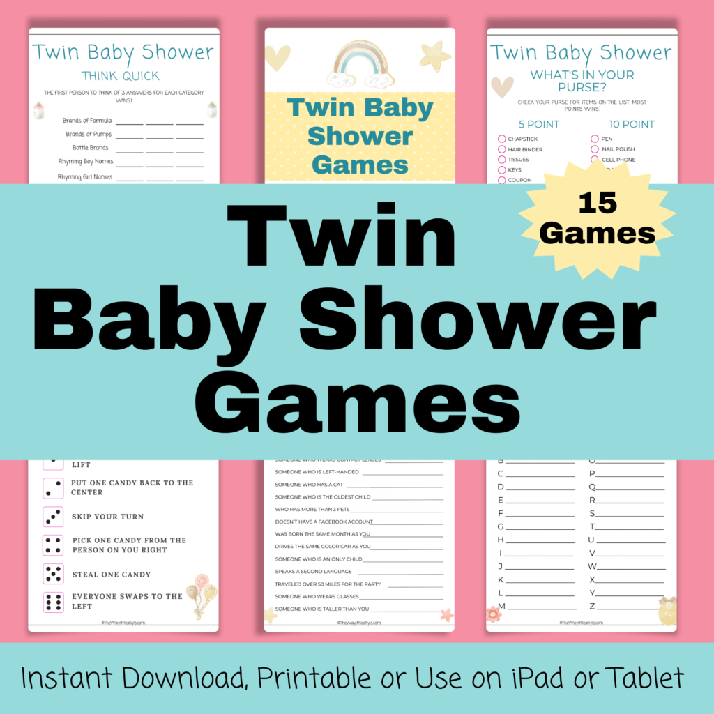 Twin Baby Shower Games