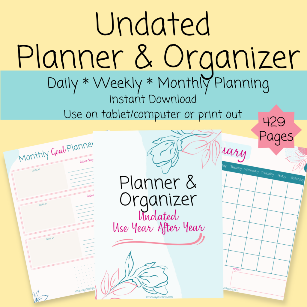 Undated Planner and Organizer