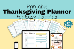 Printable Thanksgiving Planner for Easy Planning