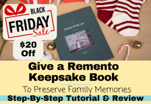 Give a Remento Keepsake Book to Preserve Family Memories, Step-by-Step walkthrough