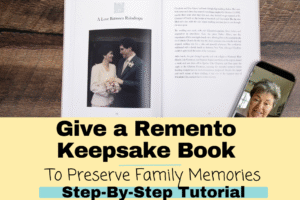 Remento to Preserve the Memory of Your Family