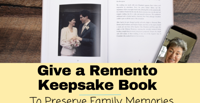 Give a Remento Keepsake Book to Preserve Family Memories, Step-by-Step walkthrough