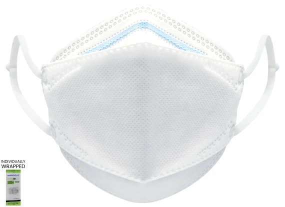Kids KN95 3D Mask | Individually Wrapped, Elastic Ear Loops